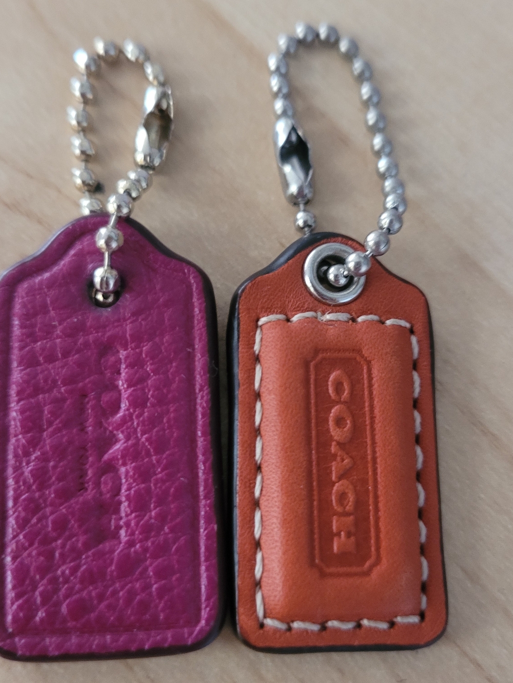 COACH Hang Tag Set Smaller Sized